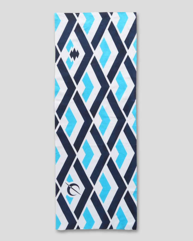 <義志x剱伎衆かむゐ>手拭「菱青海波」