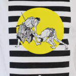 ＜義志＞Tシャツ 型第84 「太刀取り」白