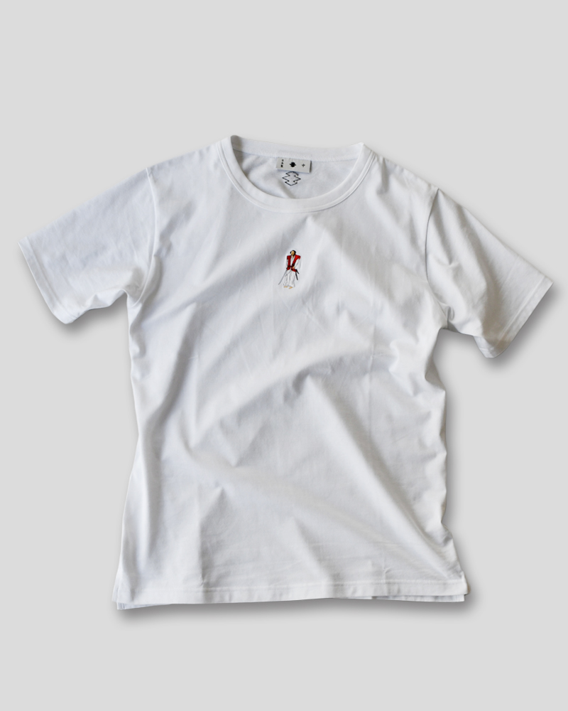 ＜義志＞Tシャツ 型第84 「二天」白