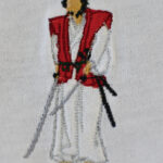 ＜義志＞Tシャツ 型第84 「二天」白